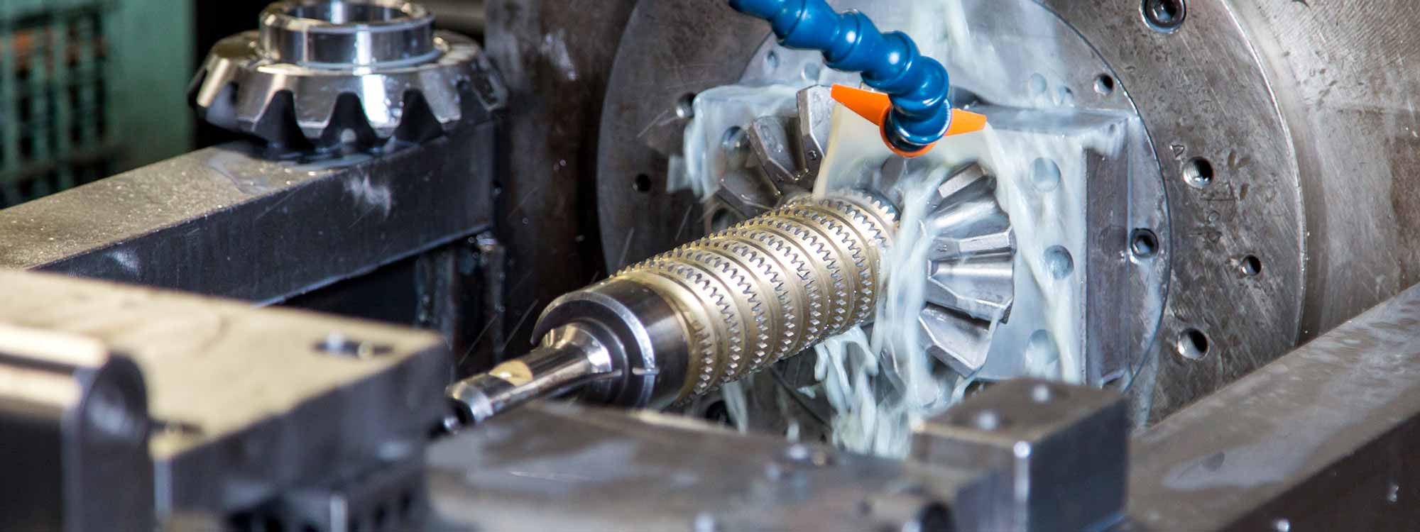 CNC grinding of broach tooth profile with sparks at United Broach